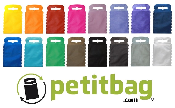 sac reutilisable en différentes couleurs